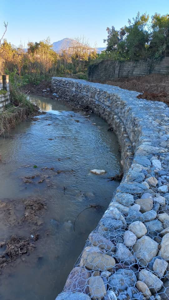 اجرای گابیون بندی و سنگ چینی شرق گیلان رحیمی در تنکابن